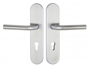 Kljuka za vhodna vrata Hermat - 2091 SH - varnostna garnitura