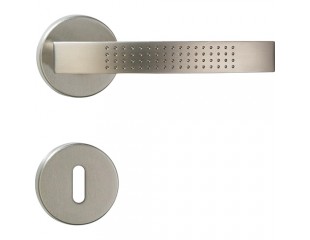 Kljuka za notranja vrata Hermat – Point, 1705/2036.K.BB nikelj-mat